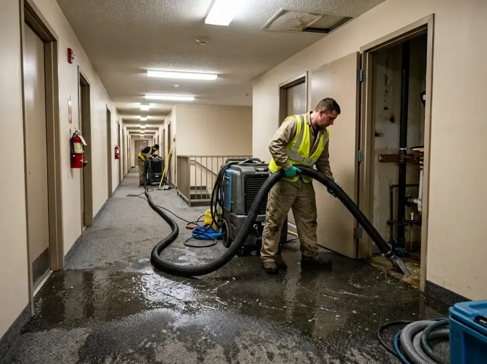 multi-unit-apartment-hallway-f-005 — frequently asked questions, Emergency Burst Pipe Water Extraction & Removal in Whitemar…